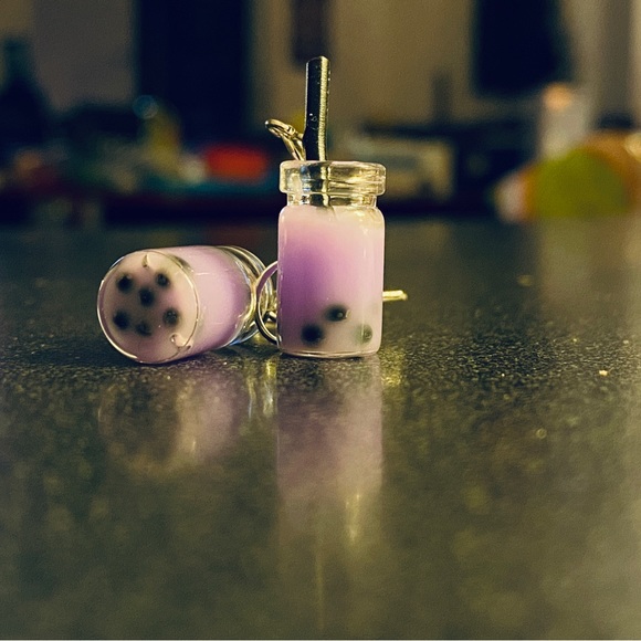 Boba Earrings - Six colors, handmade - Picture 6 of 7